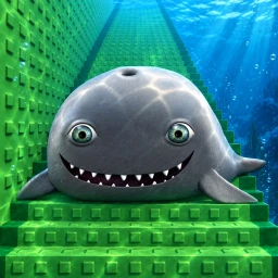 Climb Scary Sea Life Whale Tower