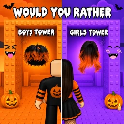 Would You Rather: Halloween Outfit Tower 🎃